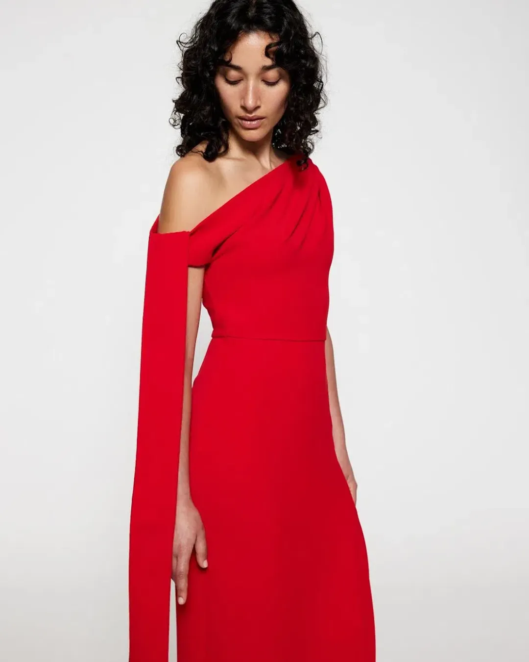Solace London Irena Maxi Gown/Dress in Red AU12 for rent on The Volte - main image