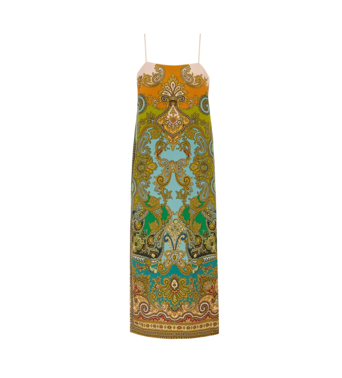 Alemais Clemenza Slip Midi Dress Multi Print Size 10 - Image 2