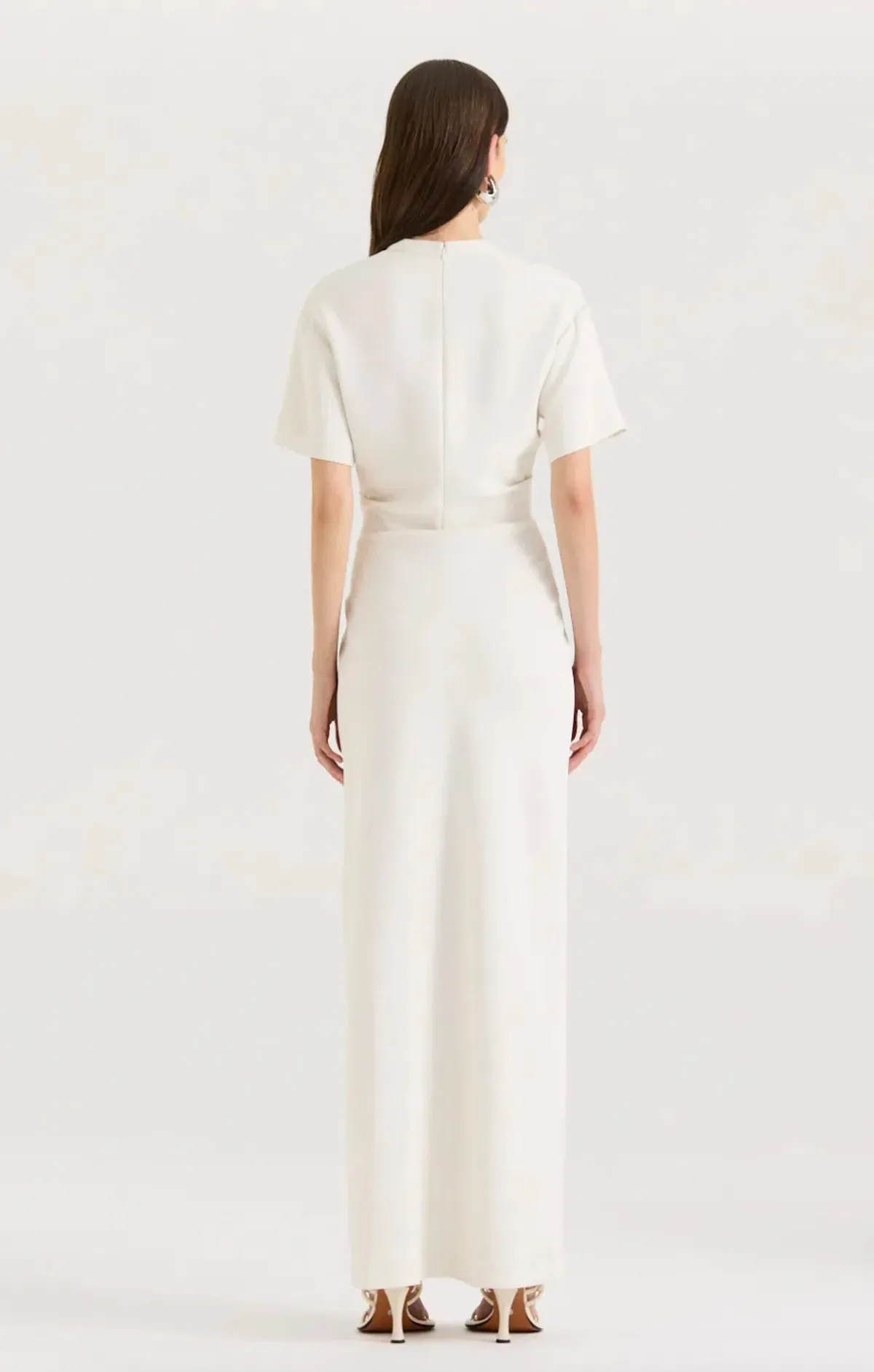Henne Avila Dress Cream Size 4 - Image 3