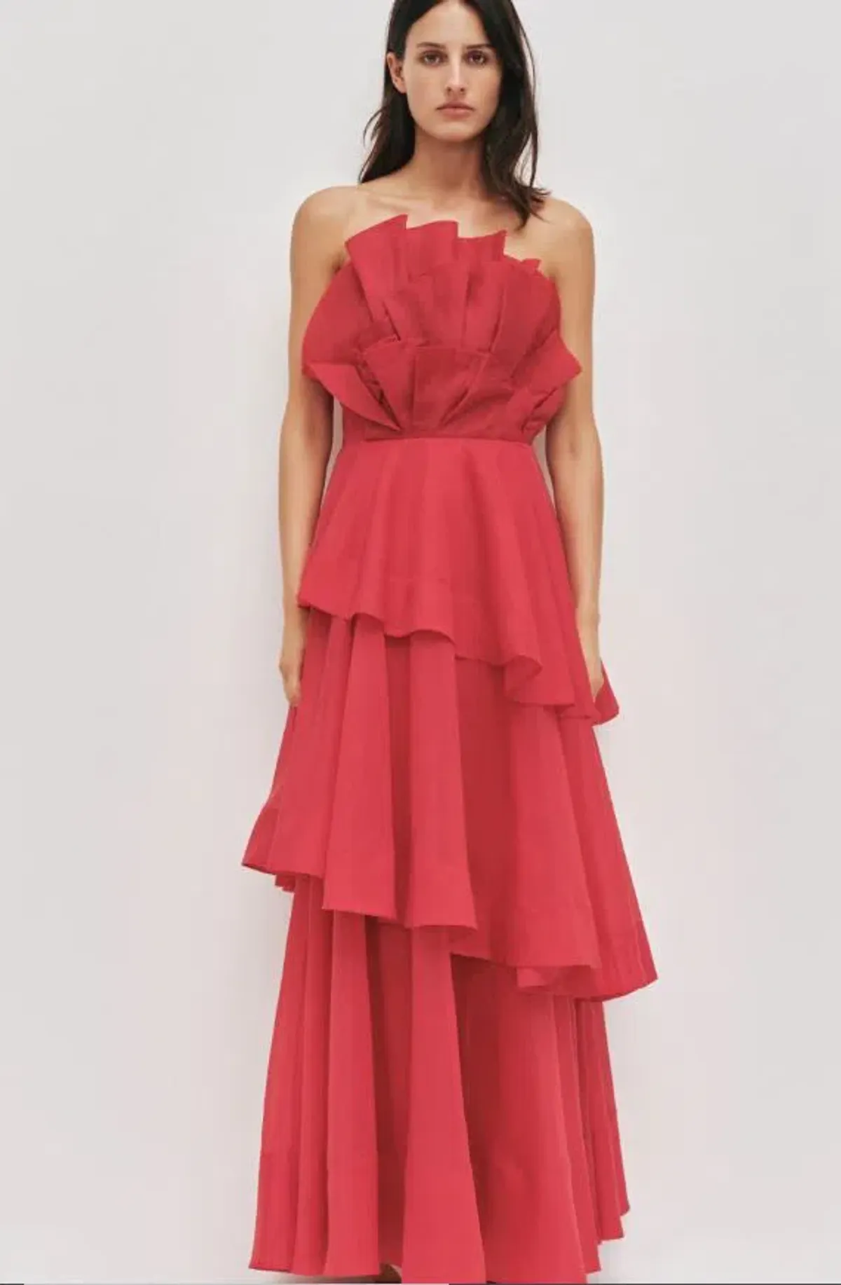Aje Selestia Gown in Scarlet Red Size 6 - Image 1