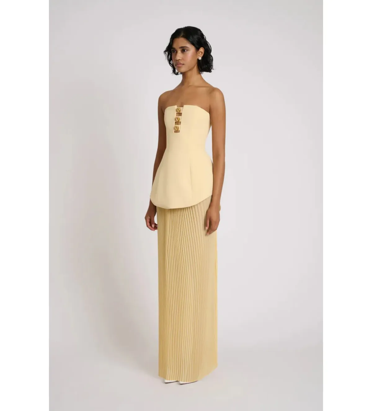 Eliya The Label Leo Maxi Dress Yellow Size M AU 10 - Image 4