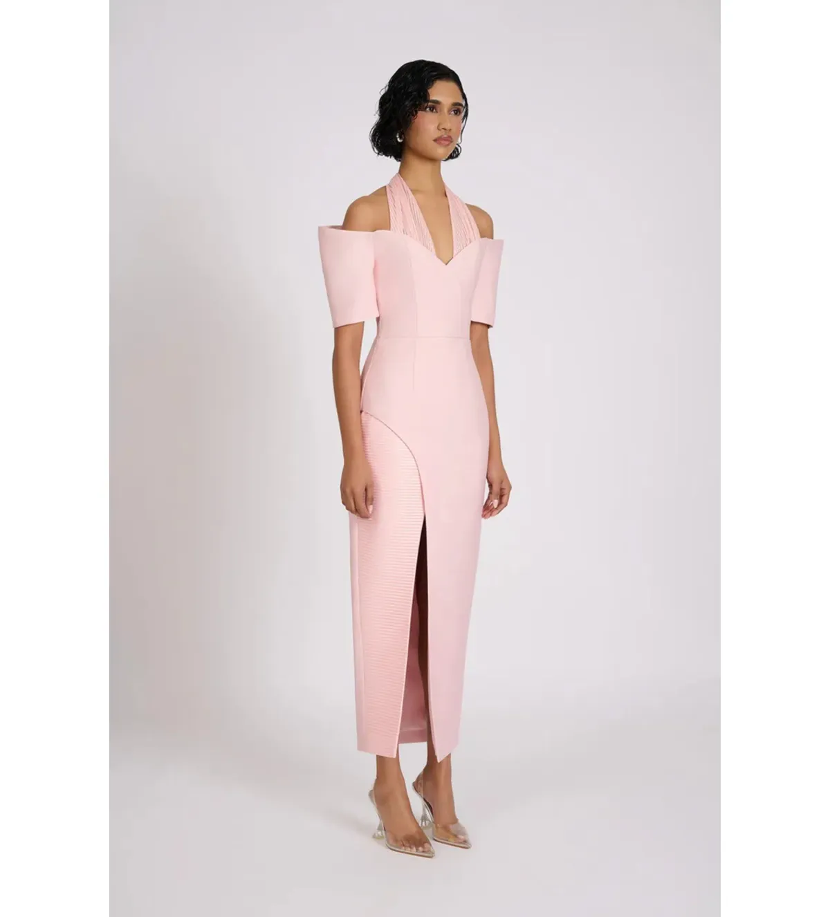 Eliya The Label Solara Midi Dress Pink Size M AU 10 - Image 2