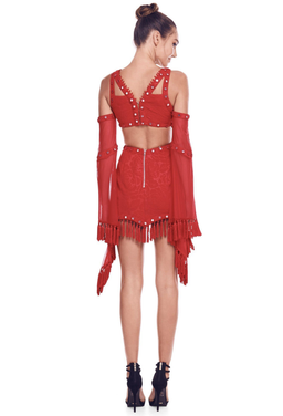 Eliya the Label Lolitta Dress Red Size 10 for rent on The Volte - image 3