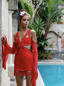 Eliya the Label Lolitta Dress Red Size 10 for rent on The Volte - image 2