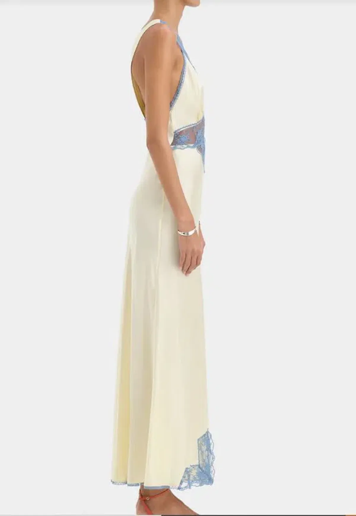 Sir Aries Cut Out Gown in Butter Size 6 - Image 4