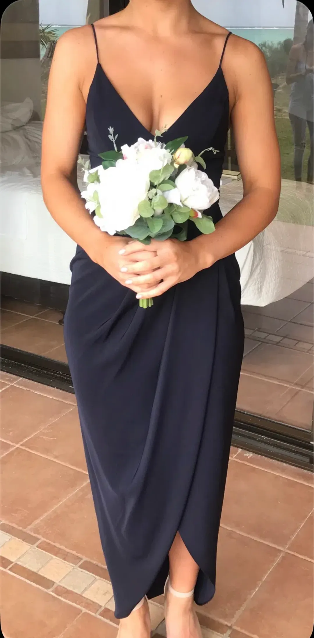 Shona Joy Core Cocktail Midi Dress, size 6 for rent on The Volte - main image