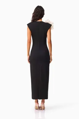 Elliatt Zahara V-Neck Gown in Black Size S/AU 8-10 for rent on The Volte - image 5