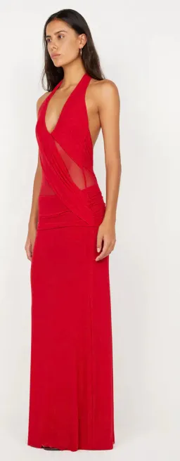 BEC + BRIDGE DEIJA HALTER MAXI DRESS for rent on The Volte - image 3