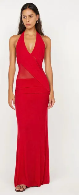 BEC + BRIDGE DEIJA HALTER MAXI DRESS for rent on The Volte - image 1