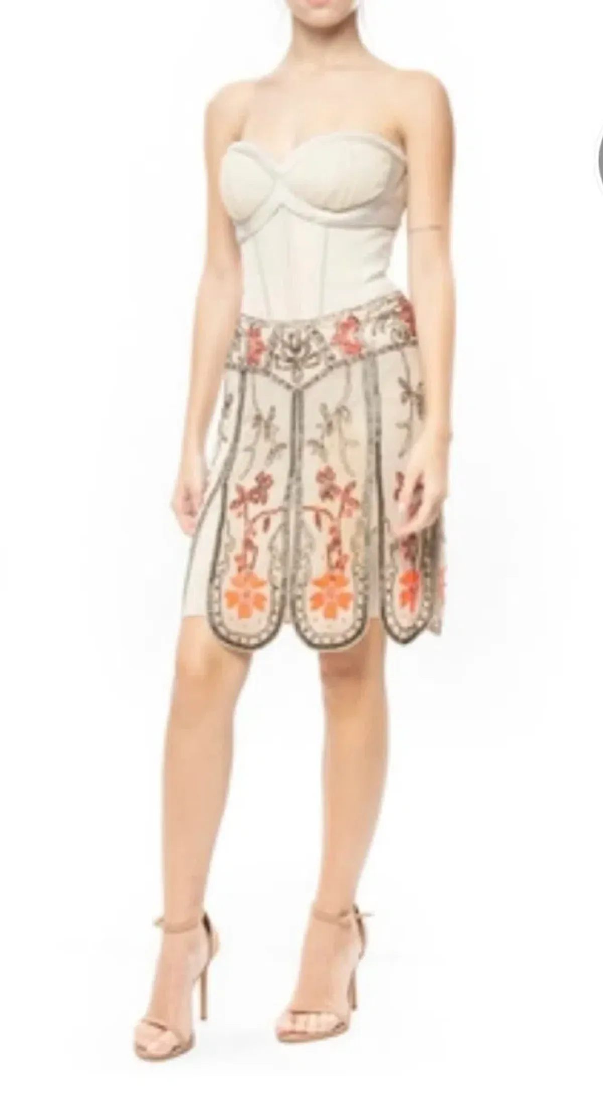 Karen Millen vintage embellished flapper dress with beading size 8 - Image 1