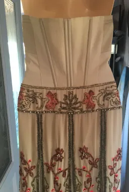 Karen Millen vintage embellished flapper dress with beading size 8 for rent on The Volte - image 5