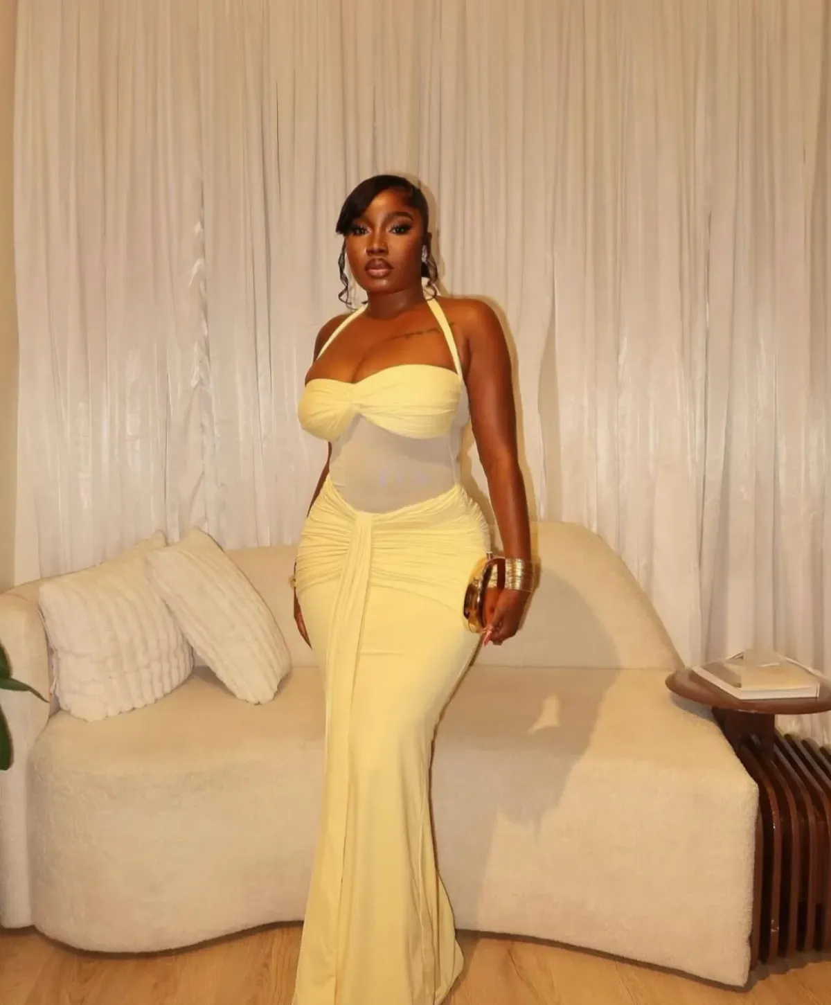Babyboo vixen lemon maxi yellow size 6 - Image 1