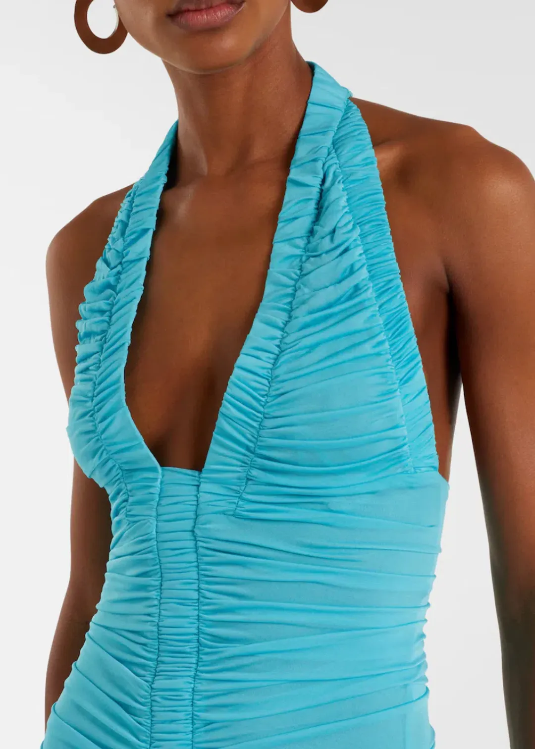 Christopher Esber Orion Gown in Cyan Blue AU 6 for rent on The Volte - main image