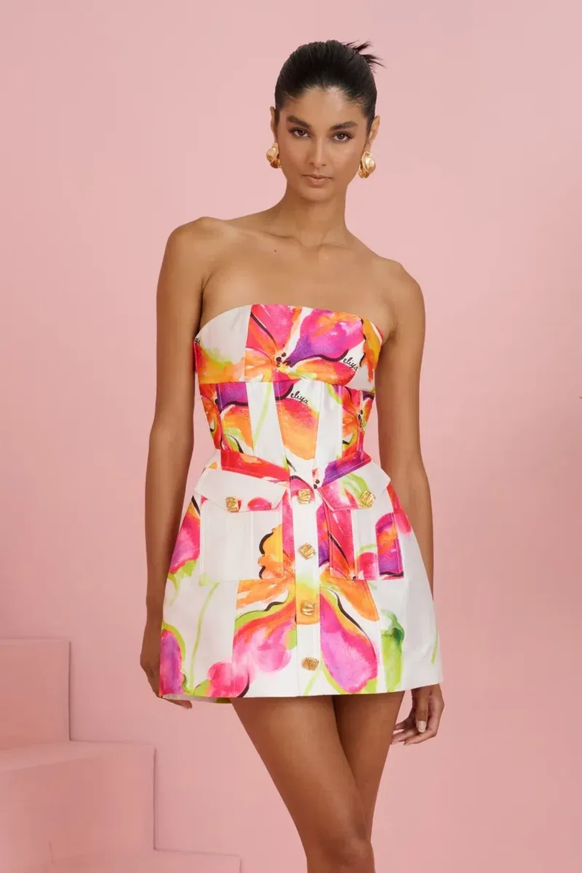 ELIYA THE LABEL Zahida Mini Dress size 6 for rent on The Volte - main image