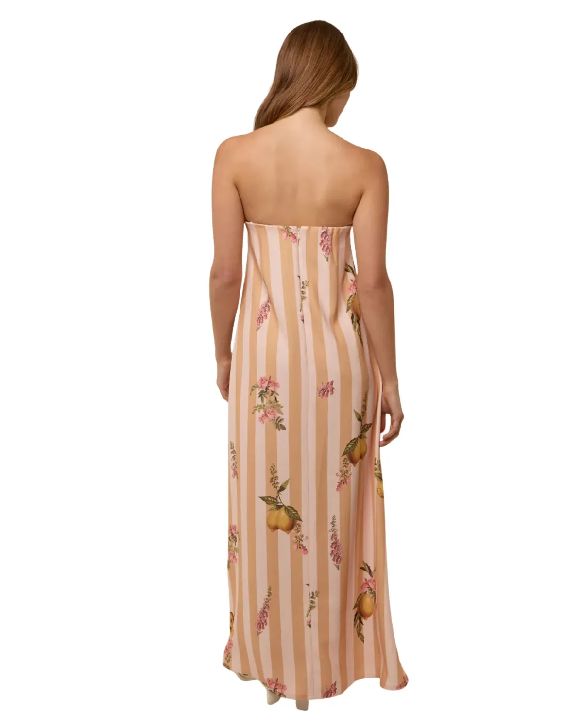 Palm Noosa Alessia Maxi Dress Citrus Stripe Size 12 - Image 3