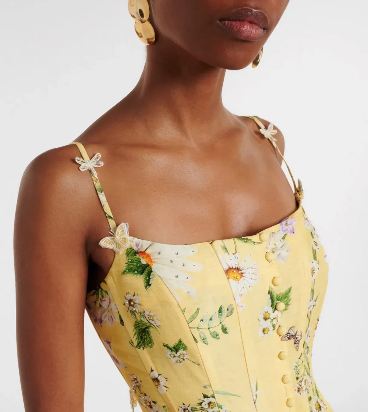 Camilla Crystal-embellished Corset Dress - Daisy chains - Image 3