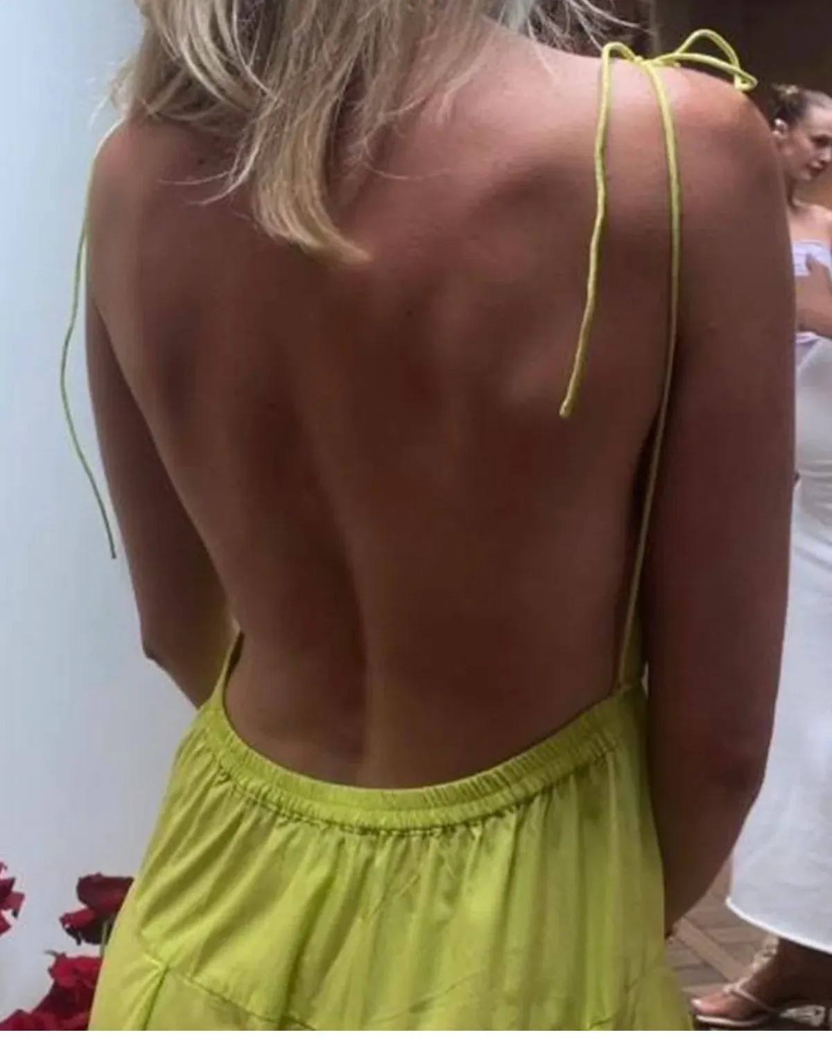 SWF Boutique Open Back Tiered Maxi size 8 - Image 3