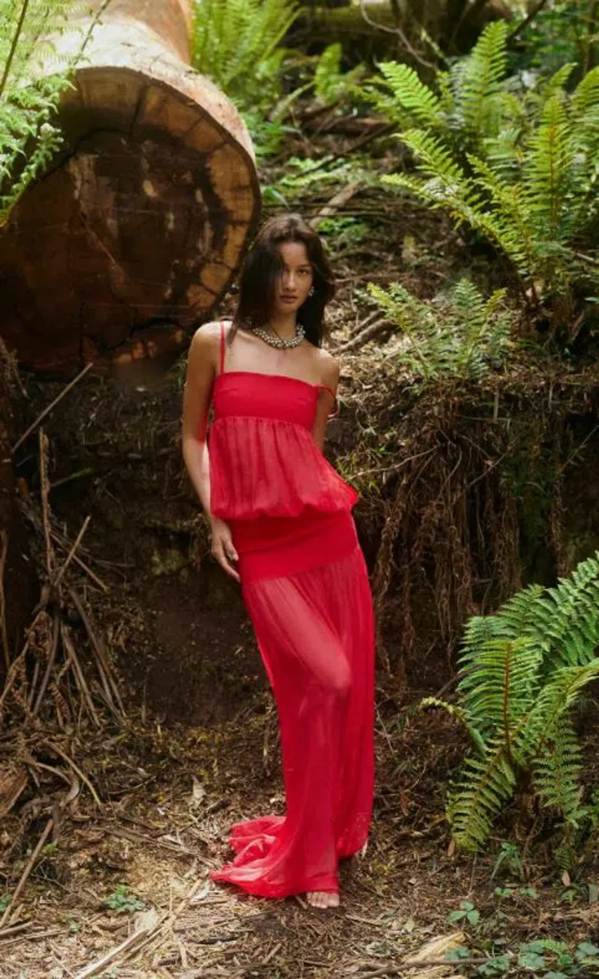 Ance Gria Romeo Gown in Red Size 6/XS - Image 1