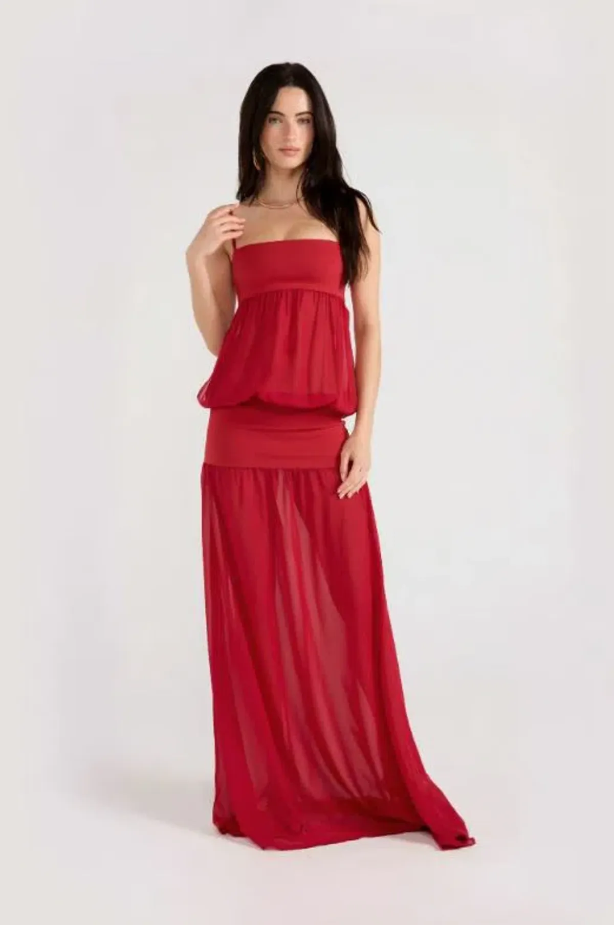 Ance Gria Romeo Gown in Red Size 6/XS - Image 4