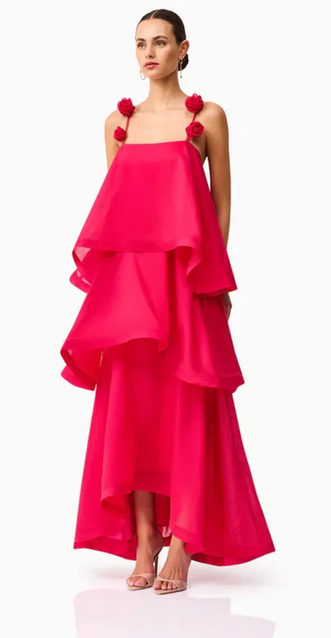 Elliatt Thalia Tiered Gown size L/12 for rent on The Volte - main image
