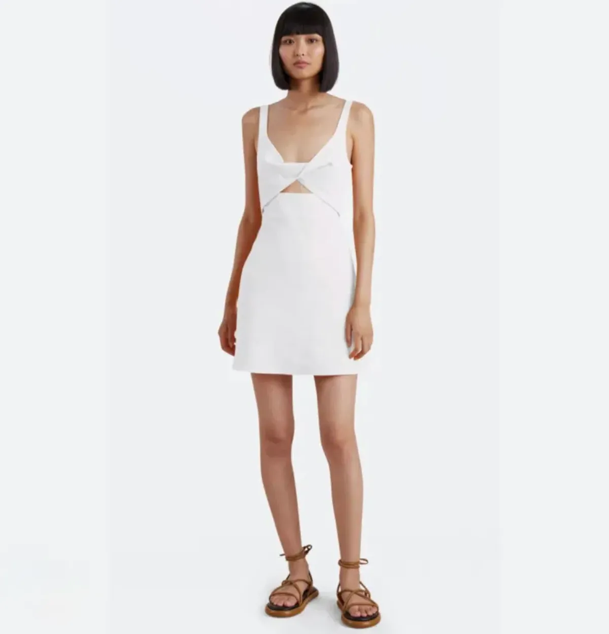 Bec and Bridge Phoebe Mini Dress White Size 8 - Image 3