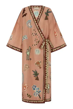 Alemais LAURENCE WRAP MIDI DRESS Size 6 for rent on The Volte - image 5