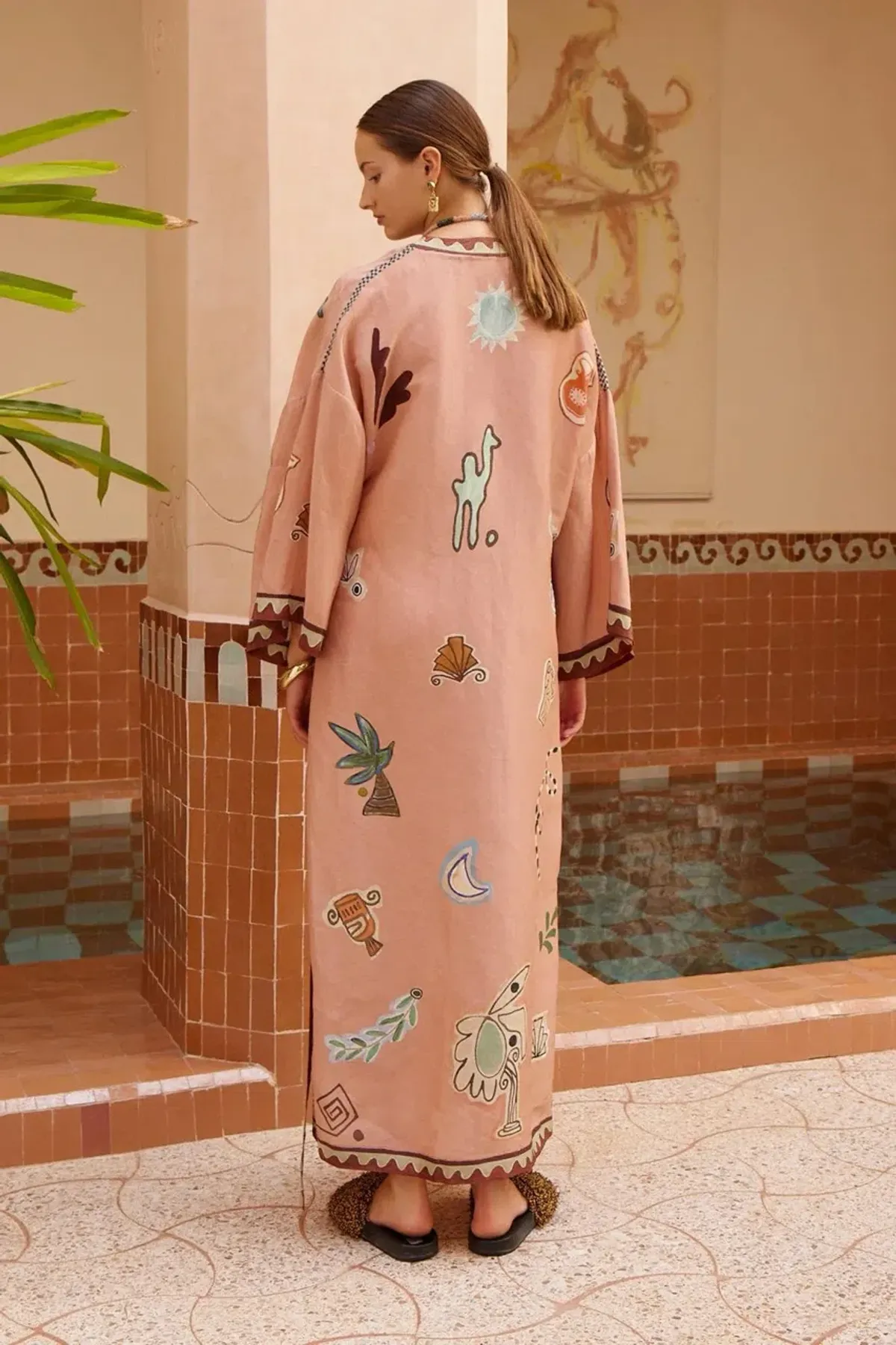 Alemais LAURENCE WRAP MIDI DRESS Size 10 - Image 3