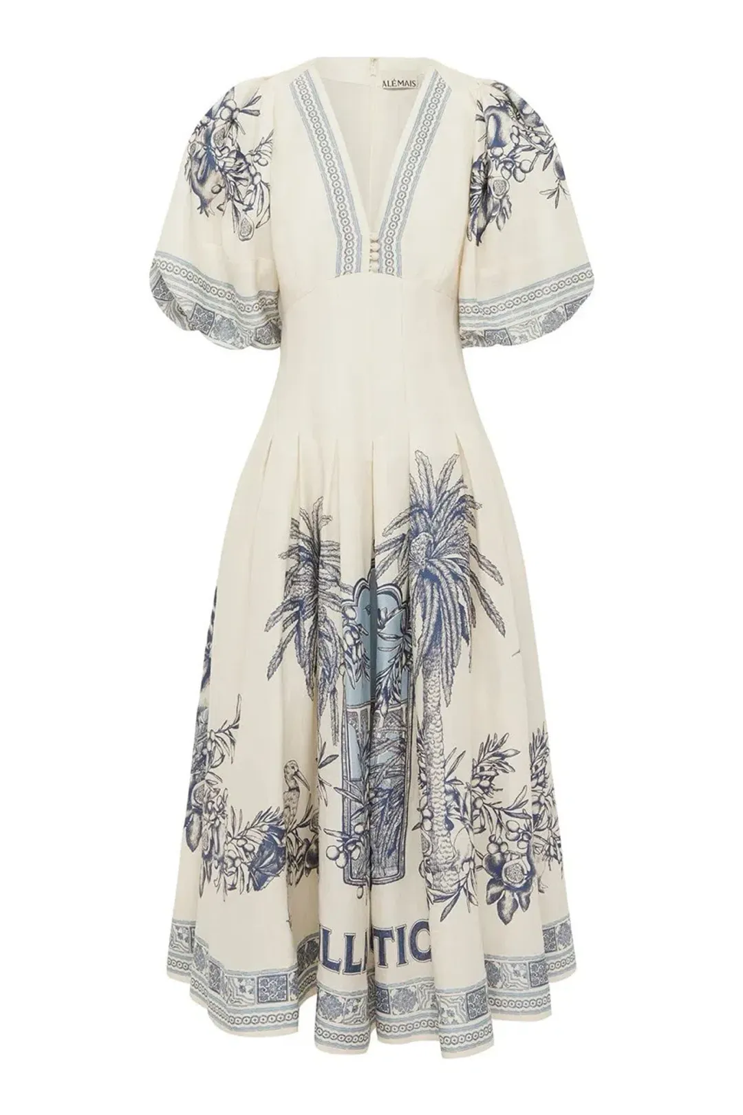 Alemais VILLA ROMANTICA CORSET MIDI DRESS Size 14 for rent on The Volte - main image