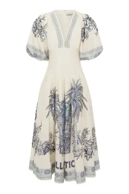 Alemais VILLA ROMANTICA CORSET MIDI DRESS Size 14 for rent on The Volte - image 5
