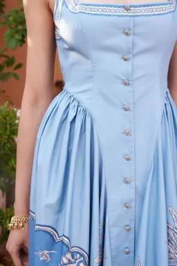 Alemais VILLA ROMANTICA MIDI DRESS Size 10 for rent on The Volte - image 4