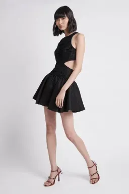 AJE INTROSPECT CUT OUT MINI DRESS BLACK SIZE AU 14 for rent on The Volte - image 2