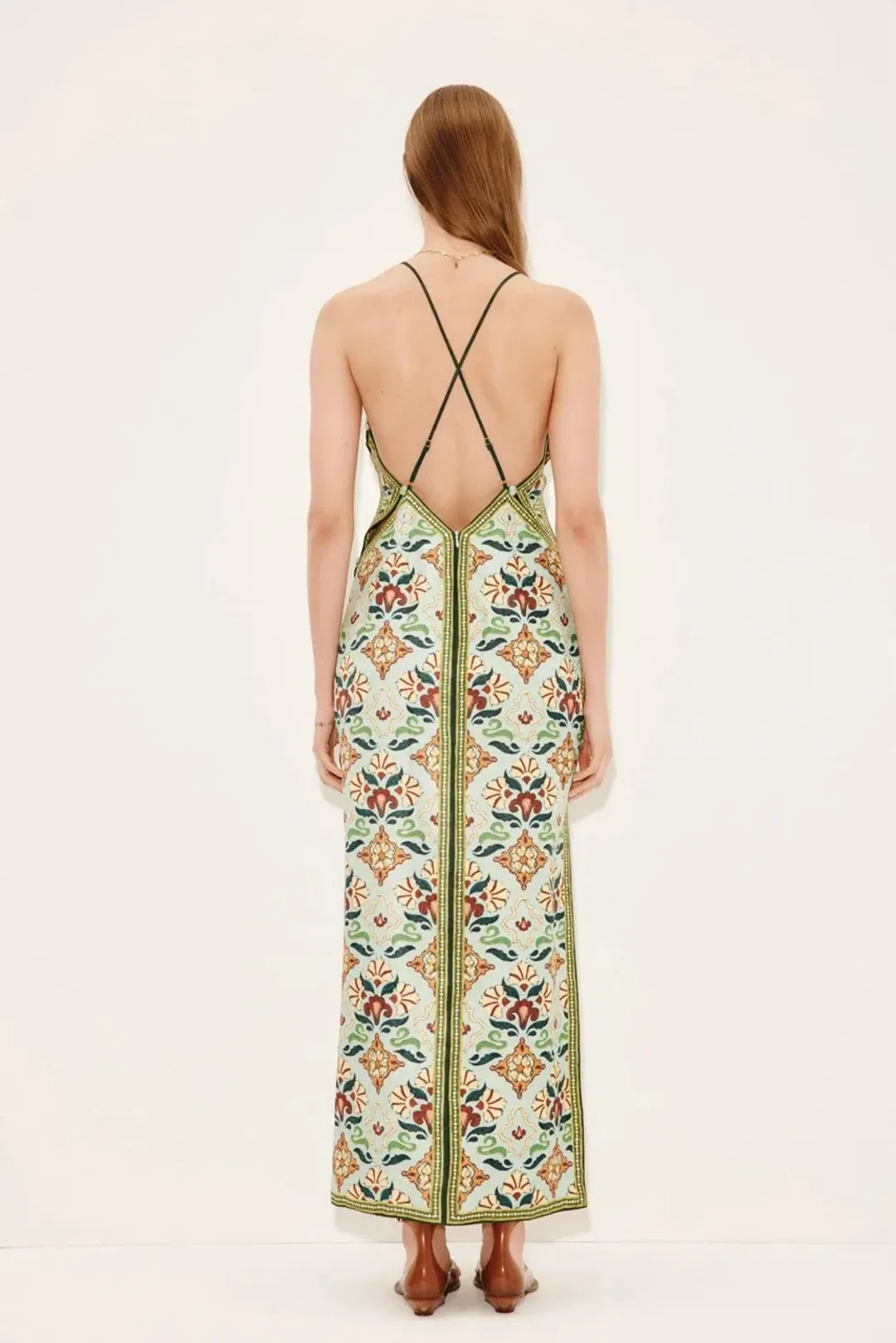 Alemais CECE MIDI SLIP DRESS EXCLUSIVE Size 4 for rent on The Volte - main image