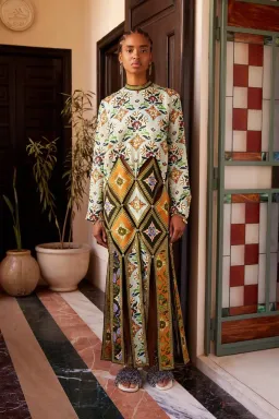 Alemais CECE SPLICED MIDI DRESS Size 12 for rent on The Volte - image 1