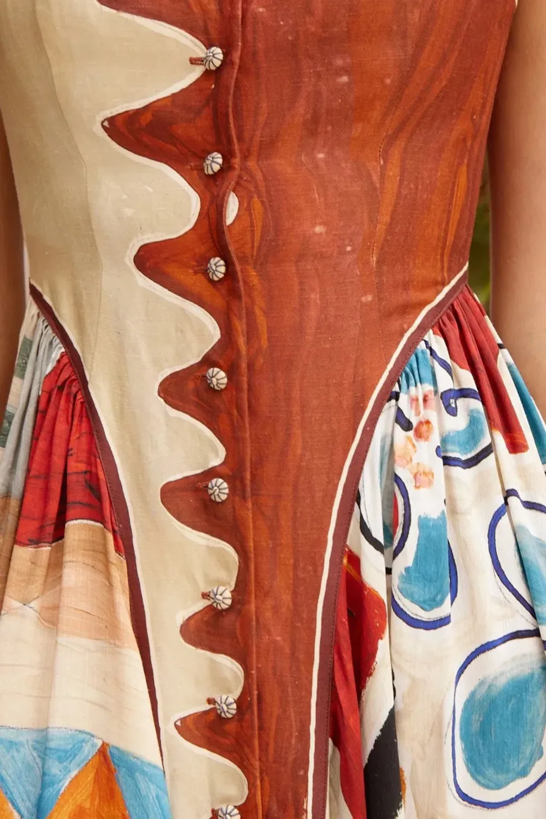 Alemais MICHELLE SQUARE NECK MIDI DRESS Size 10 for rent on The Volte - main image