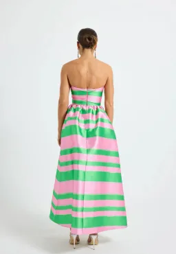 Pasduchas Dottie Midi Dress Watermelon Size 8 for rent on The Volte - image 2
