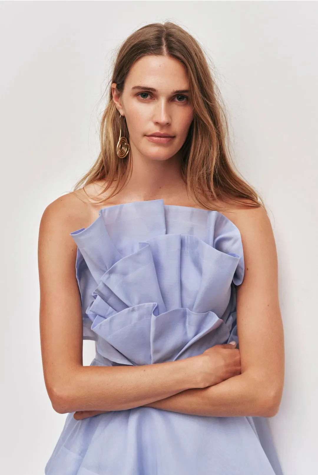 Aje Selestia Gown size 8 Pale Blue for rent on The Volte - main image