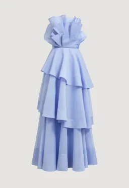 Aje Selestia Gown size 8 Pale Blue for rent on The Volte - image 2