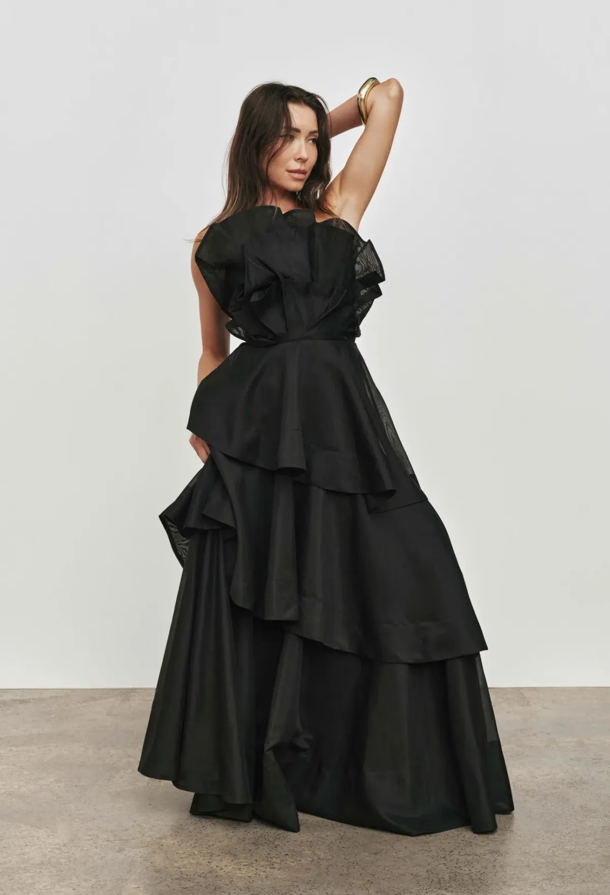 Aje Selestia Gown Size 12 Black - Image 2