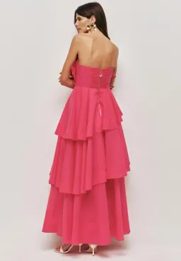 Aje Selestia Gown size 14 Pink Magenta for rent on The Volte - image 6
