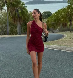 KOSTER KULTURE KAIA DRESS WINE 6 for rent on The Volte - image 1