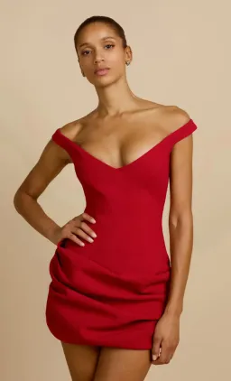 Arcina Ori Avery Dress RED Size S for rent on The Volte - image 1