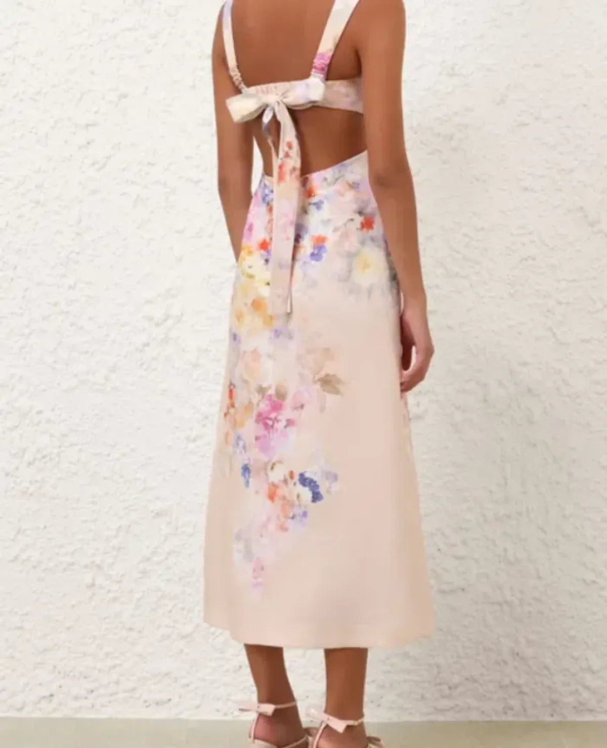 ZIMMERMANN CRUSH MIDI DRESS IN MULTI FLORAL SIZE 2/12 AU - Image 3