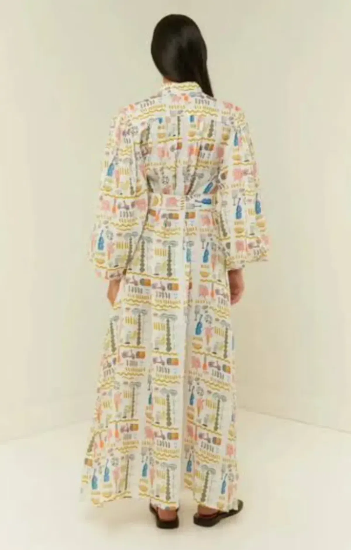 Palm Noosa Noddy Maxi Dress in Verona Print Size 10 - Image 2
