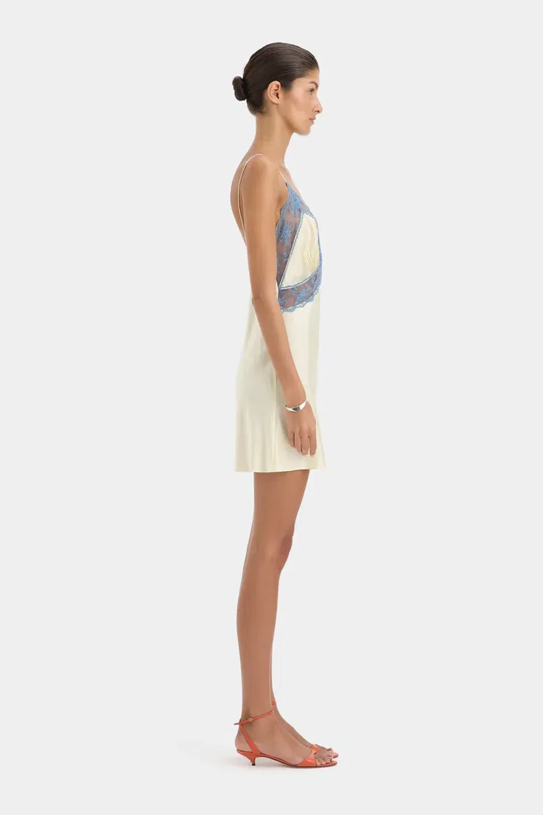 Sir the label Aries slip mini dress butter size 1(8) for rent on The Volte - main image