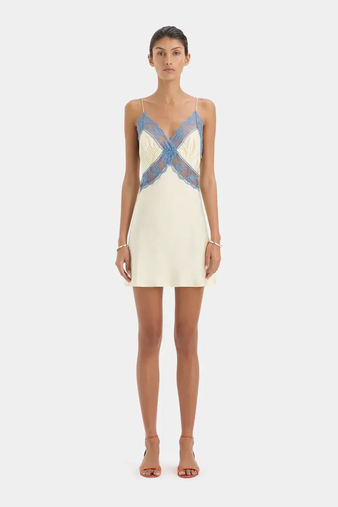 Sir the label Aries slip mini dress butter size 1(8) for rent on The Volte - main image