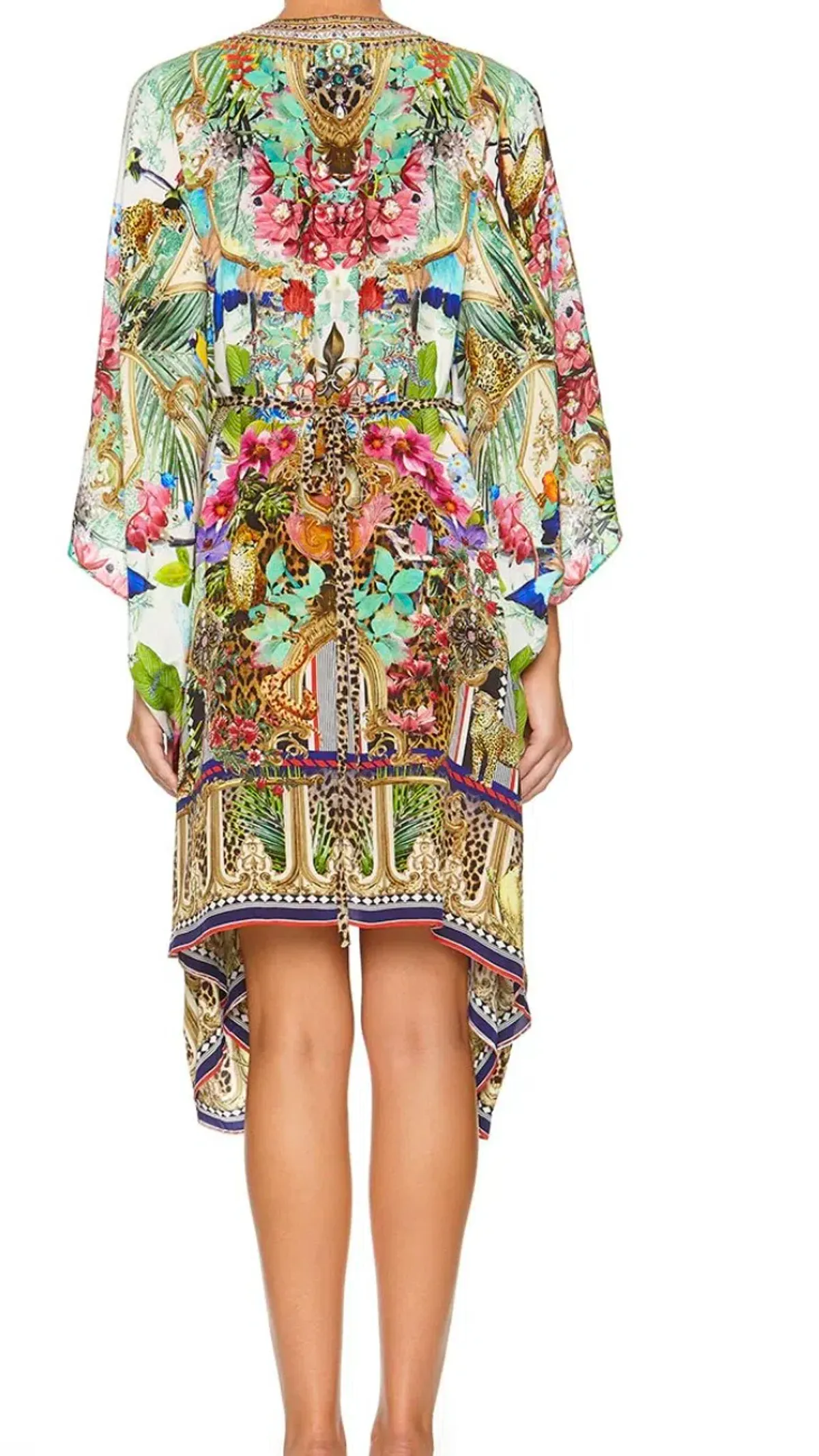 Camilla Champagne Coast Short Kaftan with Hardware One Size - Image 2