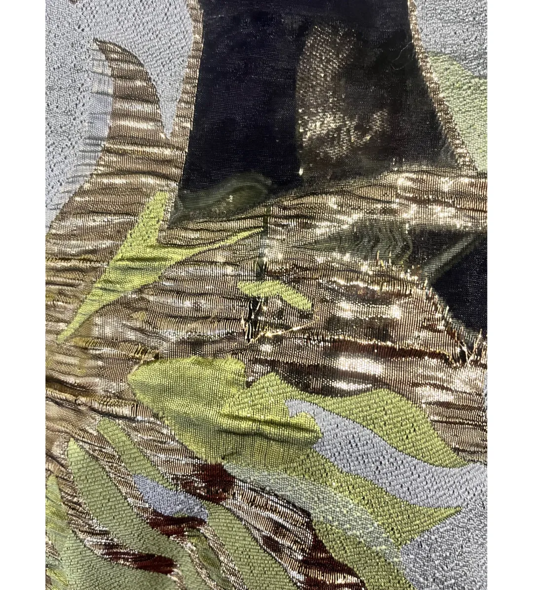 Elliatt Elysia Tiered Gown in Black and Green Floral Size XS / AU 6 for rent on The Volte - main image