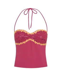 I AM DELILAH JEMIMA MIDI SKIRT & JEMIMA HALTER. SIZE S / AU 8-10 for rent on The Volte - image 11