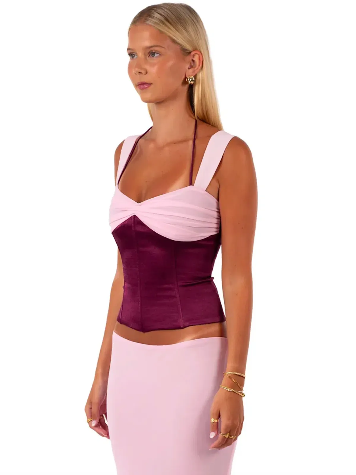 I AM DELILAH SCARLETT MAXI SKIRT & CORSET. SIZE XS / AU 6-8 - Image 8