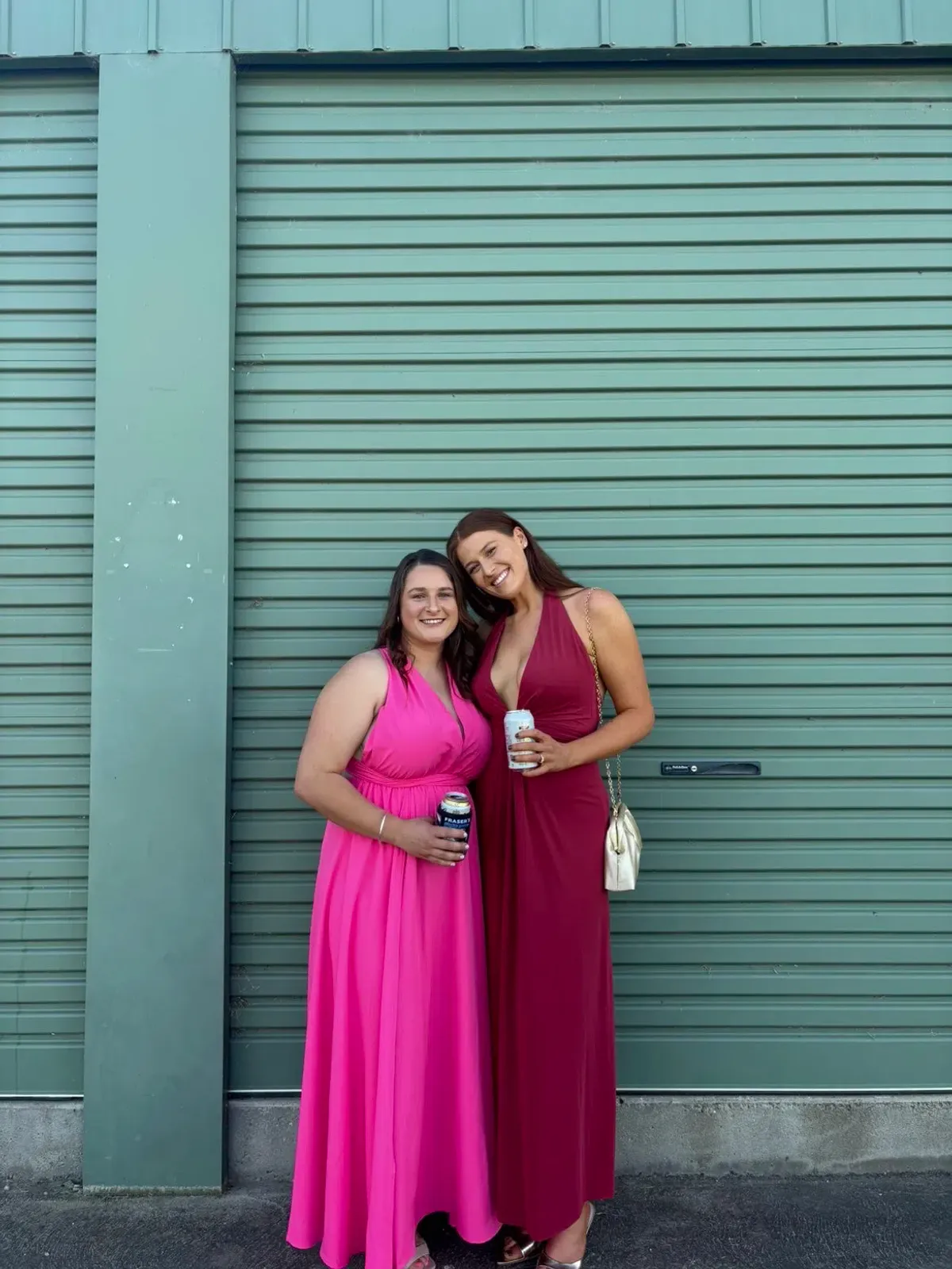 Bec & Bridge, Susie Plunge Maxi Dress, Cherry, Size 10 - Image 4